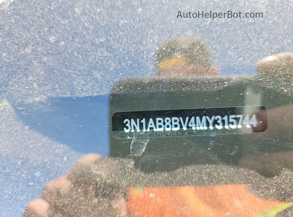 3N1AB8BV4MY315744 2021 NISSAN SENTRA White Շարժիչի բաժամունքի տեսք