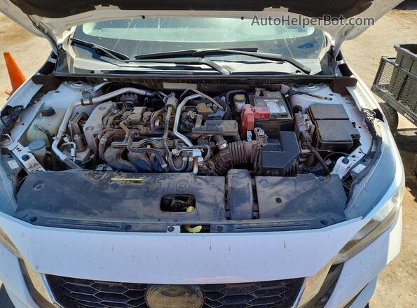 3N1AB8BV4MY315744 2021 NISSAN SENTRA White Սալոնի հետևի տեսք