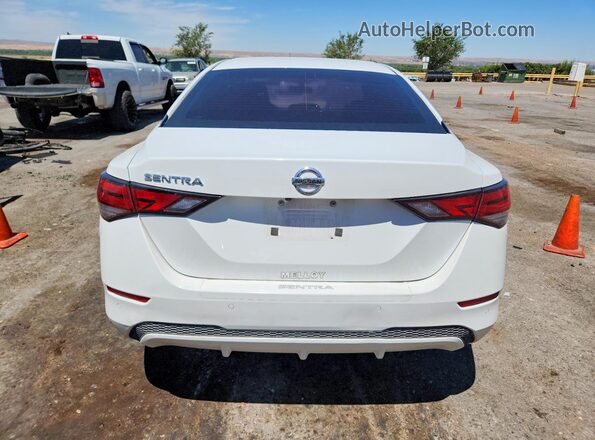 3N1AB8BV4MY315744 2021 NISSAN SENTRA White Հետևի տեսք