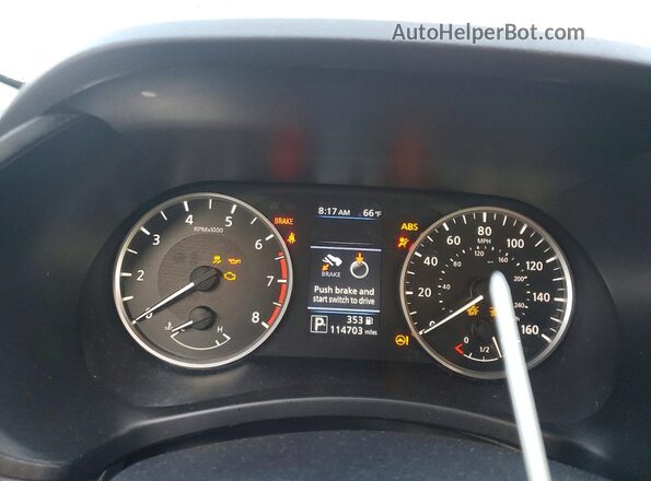 3N1AB8BV4RY289721 2024 NISSAN SENTRA Gray Вид щитка приладів