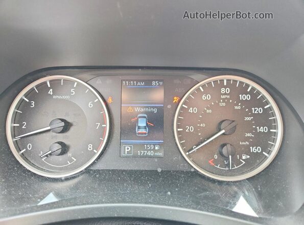 3N1AB8BV5RY201422 2024 NISSAN SENTRA White Вид щитка приладів