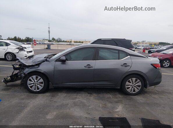 3N1AB8BV6MY228802 2021 NISSAN SENTRA Gray Widok wnętrza z tyłu