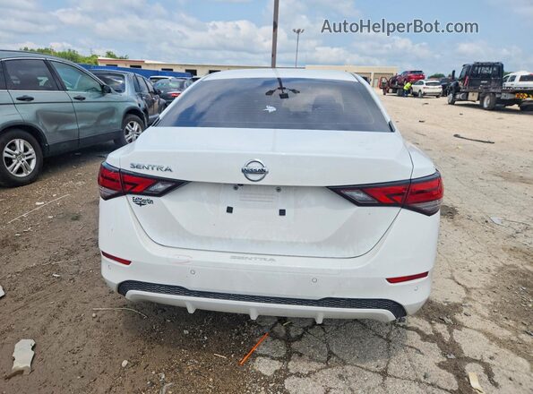 3N1AB8BV6NY279265 2022 NISSAN SENTRA Белый Вид сзади