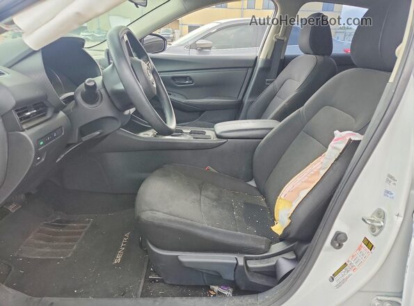 3N1AB8BV6RY350048 2024 NISSAN SENTRA White Widok wnętrza z przodu