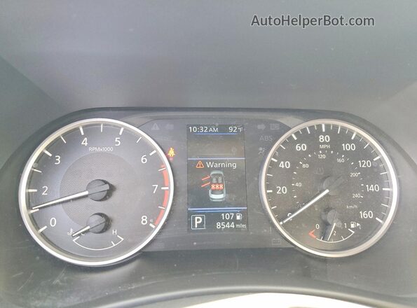 3N1AB8BV6SY362559 2025 NISSAN SENTRA White Widok zestawu wskaźników