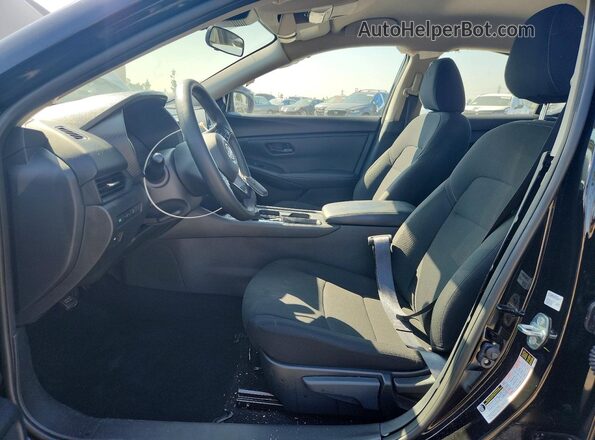 3N1AB8BV6SY404132 2025 NISSAN SENTRA Black Widok wnętrza z przodu