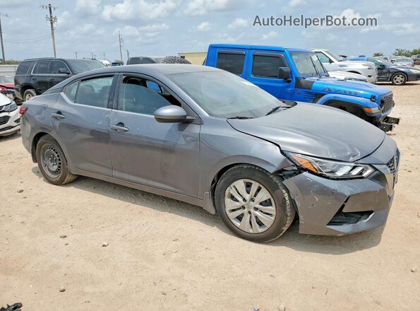 3N1AB8BV7MY268838 2021 NISSAN SENTRA Gray Przód prawy