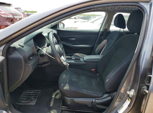 3N1AB8BV7MY268838 2021 NISSAN SENTRA Gray Widok wnętrza z przodu