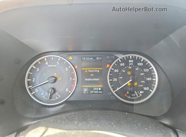 3N1AB8BV7SY205607 2025 NISSAN SENTRA Gray Instrument cluster view