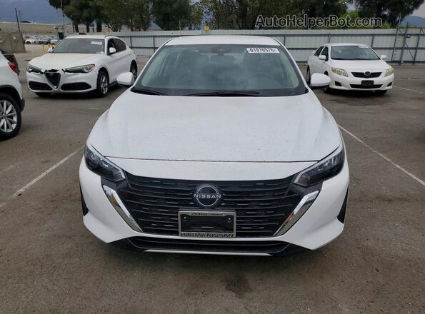 3N1AB8BV7SY343390 2025 NISSAN SENTRA White Front view