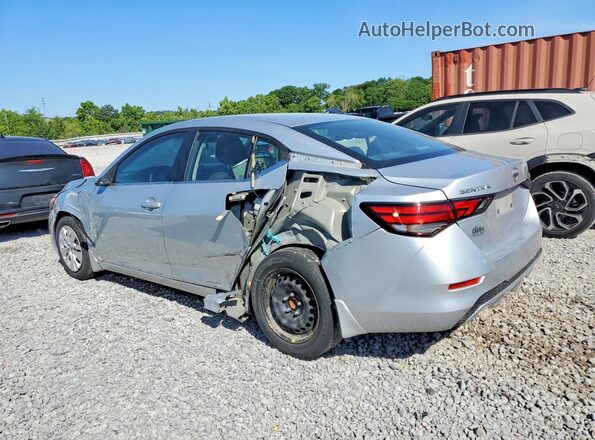 3N1AB8BV8MY226548 2021 NISSAN SENTRA Silver Trasero izquierdo