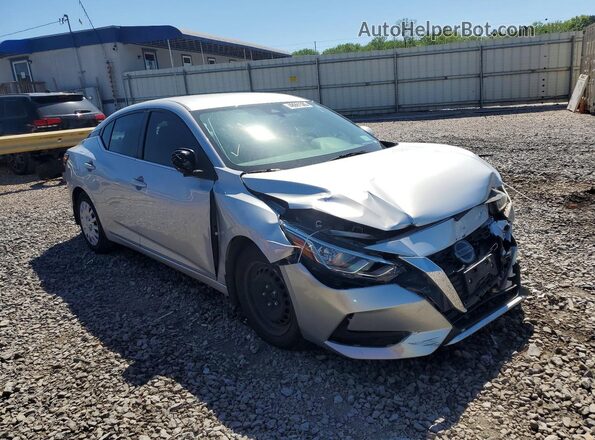 3N1AB8BV8MY259503 2021 NISSAN SENTRA Gray Przód prawy