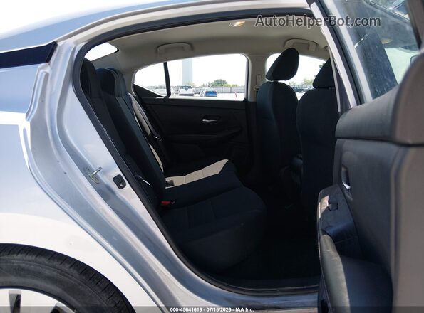 3N1AB8BV8MY270887 2021 NISSAN SENTRA Silver Widok naklejki z numerem VIN