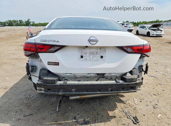 3N1AB8BV8RY223334 2024 NISSAN SENTRA White უკანა ხედი