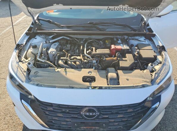 3N1AB8BV8RY287163 2024 NISSAN SENTRA White Widok wnętrza z tyłu