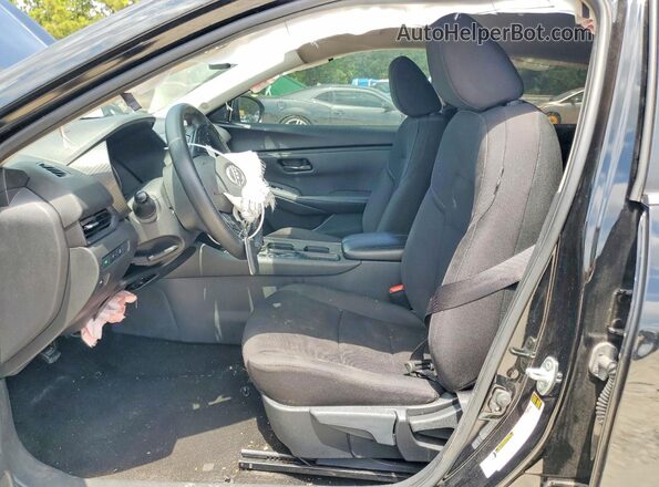 3N1AB8BV8RY334479 2024 NISSAN SENTRA Black Вид салону спереду