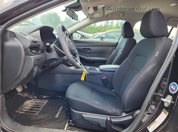 3N1AB8BV8SY224649 2025 NISSAN SENTRA Черный Вид салона спереди