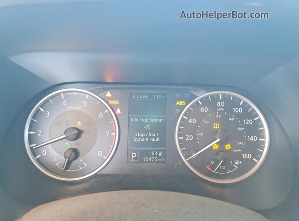 3N1AB8BV8SY249938 2025 NISSAN SENTRA Gray Vista del cuadro de instrumentos