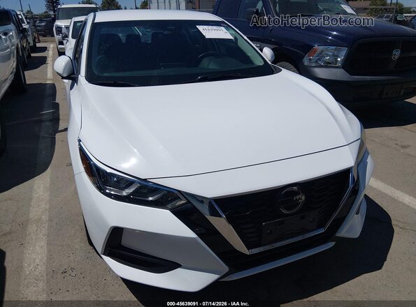 3N1AB8BV9MY270283 2021 NISSAN SENTRA White Widok z przodu