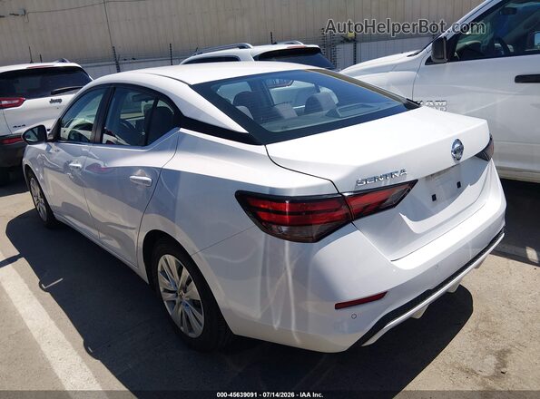 3N1AB8BV9MY270283 2021 NISSAN SENTRA White Widok wnętrza 360 stopni