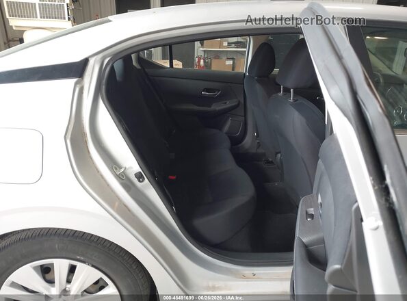 3N1AB8BV9MY270994 2021 NISSAN SENTRA Silver Vista de la etiqueta del VIN