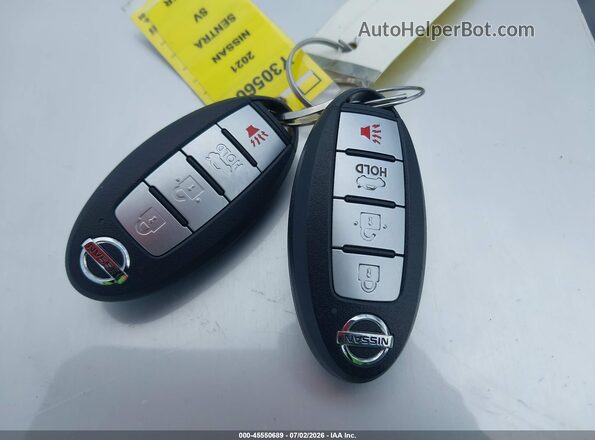 3N1AB8BV9MY305601 2021 NISSAN SENTRA Серебряный Вид панели приборов