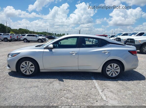 3N1AB8BV9MY305601 2021 NISSAN SENTRA Серебряный Панорамный вид салона 360°