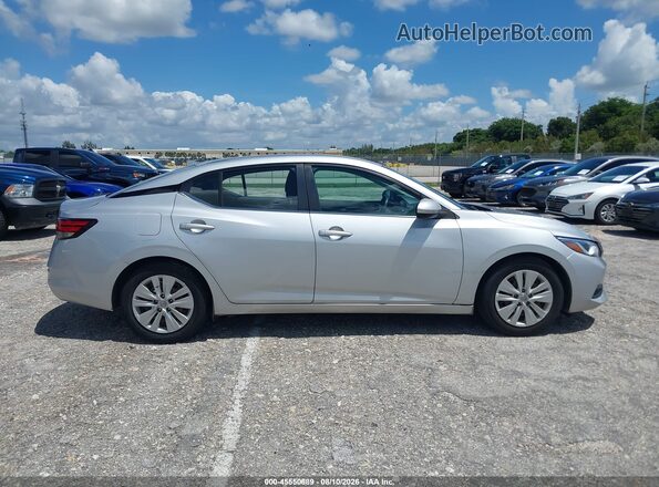 3N1AB8BV9MY305601 2021 NISSAN SENTRA Серебряный Вид задней части салона