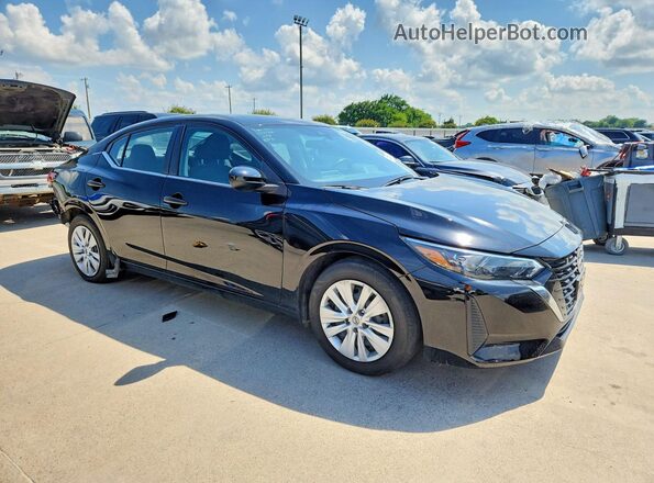 3N1AB8BV9RY351954 2024 NISSAN SENTRA Черный Передняя правая четверть