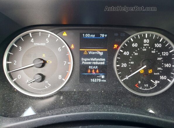 3N1AB8BV9RY361562 2024 NISSAN SENTRA Gray Вид щитка приладів