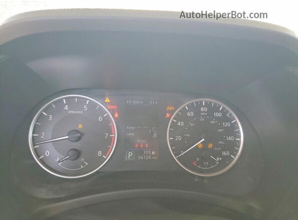 3N1AB8BVXLY212469 2020 NISSAN SENTRA Серый Вид щитка приборов