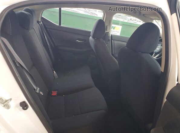 3N1AB8BVXMY277923 2021 NISSAN SENTRA White უკანა სავარძლების ხედი