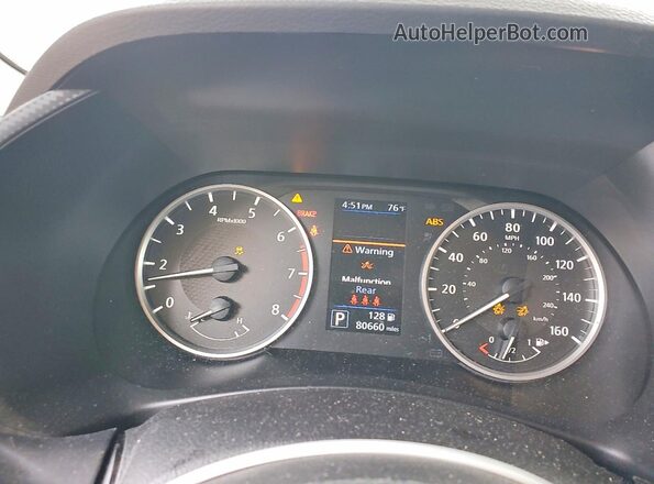3N1AB8BVXMY277923 2021 NISSAN SENTRA White ხელსაწყოთა პანელის ხედი