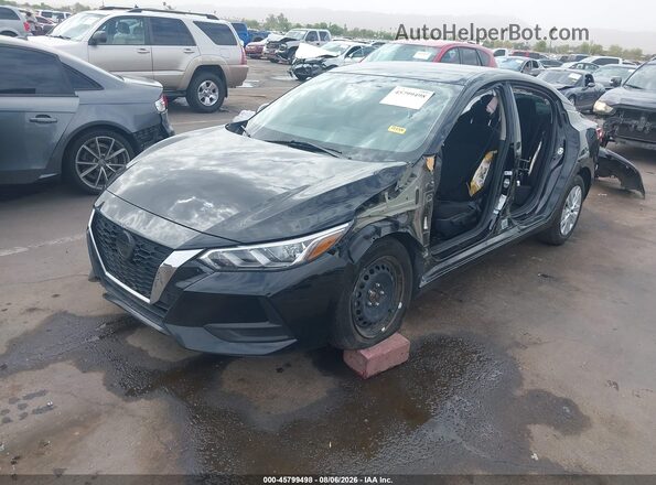 3N1AB8BVXPY307040 2023 NISSAN SENTRA Black Przód lewy