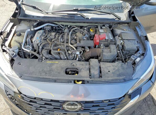 3N1AB8BVXRY286807 2024 NISSAN SENTRA Gray Widok wnętrza z tyłu