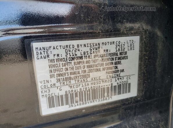 3N1AB8BVXRY338839 2024 NISSAN SENTRA Black Շարժիչի բաժամունքի տեսք