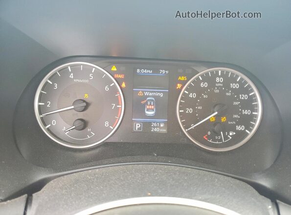 3N1AB8BVXSY249648 2025 NISSAN SENTRA White Vista del cuadro de instrumentos