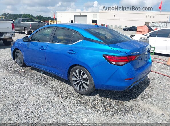 3N1AB8CV0LY289219 2020 NISSAN SENTRA Синий Задняя левая четверть