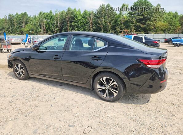 3N1AB8CV0MY276827 2021 NISSAN SENTRA Black Rear left