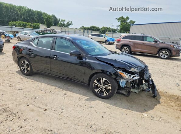 3N1AB8CV0MY276827 2021 NISSAN SENTRA Black Front right