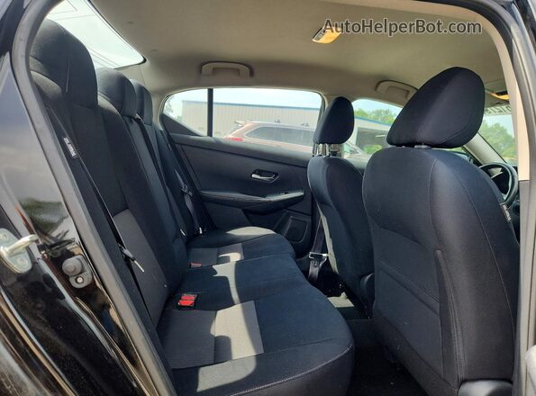 3N1AB8CV0MY276827 2021 NISSAN SENTRA Black Rear seats view