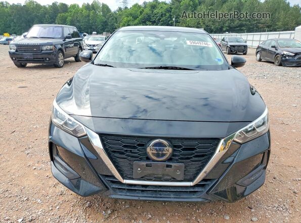 3N1AB8CV0MY281932 2021 NISSAN SENTRA Black Widok z przodu
