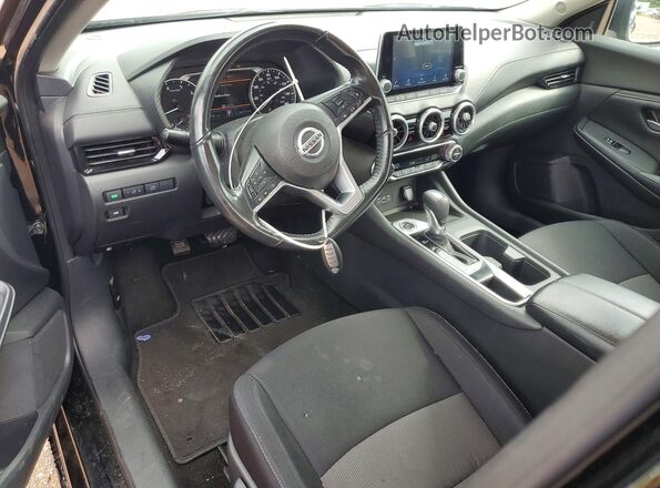 3N1AB8CV0MY281932 2021 NISSAN SENTRA Black Widok deski rozdzielczej
