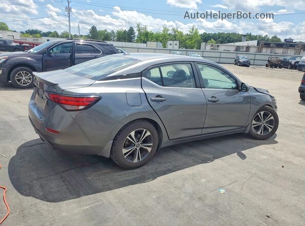 3N1AB8CV0MY322950 2021 NISSAN SENTRA Серебряный Задняя правая четверть