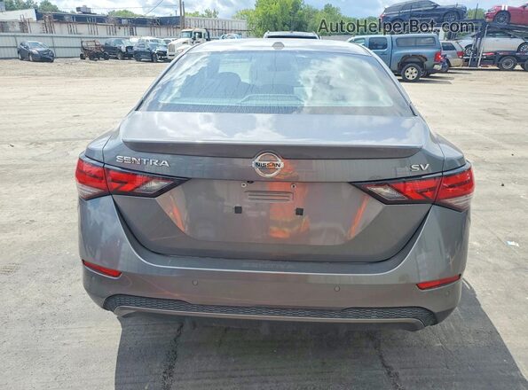 3N1AB8CV0MY322950 2021 NISSAN SENTRA Серебряный Вид сзади