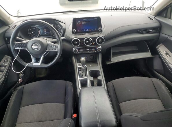 3N1AB8CV0MY322950 2021 NISSAN SENTRA Серебряный Вид панели приборов
