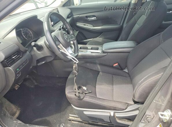 3N1AB8CV0MY322950 2021 NISSAN SENTRA Серебряный Вид салона спереди