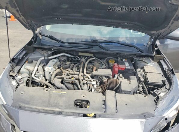3N1AB8CV0MY322950 2021 NISSAN SENTRA Серебряный Вид задней части салона