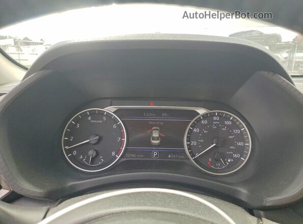3N1AB8CV0MY322950 2021 NISSAN SENTRA Серебряный Вид щитка приборов