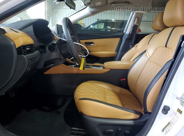 3N1AB8CV0NY288462 2022 NISSAN SENTRA White Вид салону спереду